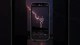 thunder ⚡ edit ❤️.  PicsArt tutorial