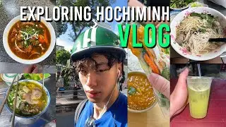 EXPLORING HOCHIMINH CITY AND EATING VIET FOOD VLOG | KINGHENRY