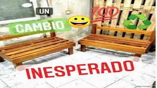 la INCREIBLE TRANSFORMACION de una vieja CAMA en dos SILLONES🛌🔨📐✅♻