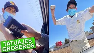 Finjo ser Tatuador y les hice tatuajes Groseros 9 (BROMA FINAL)