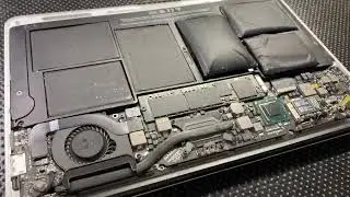 Macbook Air with an inflated battery
