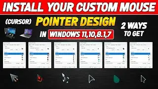 2 Ways to Install Your Own Custom Mouse Pointer 2023 | Add Custom Mouse Cursor | Download Cursor