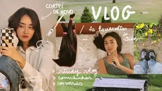 cortando o cabelo, estudando & as reviravoltas da vida 💐 um vlog