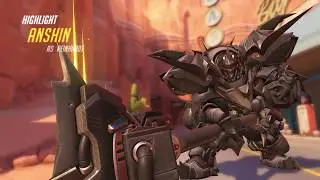 Reinhardt quintuple kill in the final stretch.