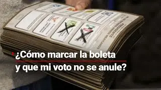 ¿Cómo marcar la boleta electoral? Esta es la forma de hacerlo