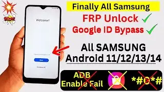 New Method!!! Samsung Android 12/13/14 FRP Bypass 2024 | Remove Google Account - Adb Fail - No *#0*#