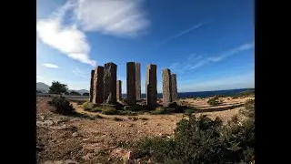 IBIZA-CALA LLENTIA-TIME AND SPACE(SOLAR CLOCK)-PUERTAS CAN SOLEIL