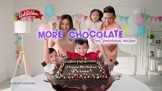 Red Ribbon Chocolate Dedication Cake with ALL-NEW DESIGN, MORE CANDIES & CHOCOLATE