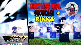 All Star Tower Defense - Shirtless Devil & Eyepatch Showcase⭐EXCLUSIVE!
