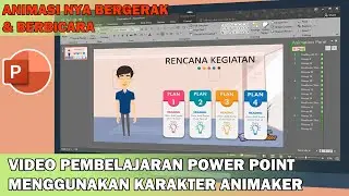 Cara Membuat Video pembelajaran Animasi di Power Point menggunakan karakter Animaker