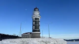 Поселок Турка, живописный маяк