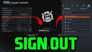 How to SIGN OUT and UNLINK your ACTIVISION ACCOUNT in BLACK OPS 7