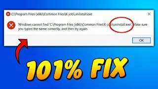Windows Cannot Find Make Sure You Typed The Name Correctly And Then Try Again | Windows Error