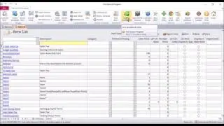 How to set the item list to only display specific item types in the service program
