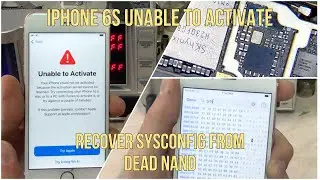iPhone Unable To Activate (Cant Activate The Device) Restore SN-WMAC-BMAC From a Dead NAND