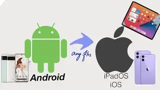 How to Transfer any File from Android to iPhone/iPad (iOS/iPadOS) using VLC Guide | 2021