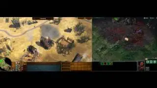 Starcraft 2 beta vs Age of Empires 3 - Side by Side Graphics comparison - Radeon HD 5850