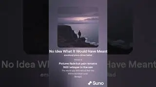 You've No Idea What It Would Have Meant To Me