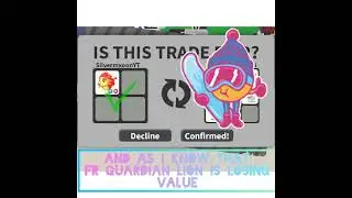 i trade my fr guardian lion for this!! || Adopt me || SilvermxoonYT