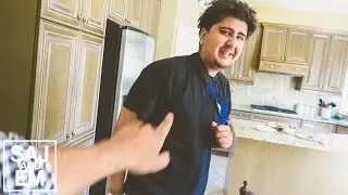 MAN FIGHTS SWEATER. LOSES. BREAKS ARM!!