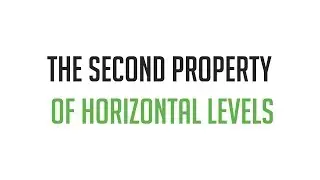 The second property of horizontal support and resistance levels