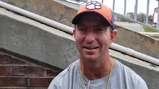 Dabo Swinney on scrimmage, Justyn Ross injury