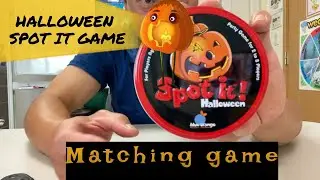 HALLOWEEN SPOT IT!  FUN MATCHING/LEARNING GAME #games #teachinginjapan #halloweengamespotit