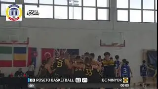 EYBL U15 🏀Roseto Basketball vs BC Minyor