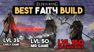 Elden Ring FAITH Samurai Build - Best OP All Game Bleed/Faith Build (Blackflame Samurai)
