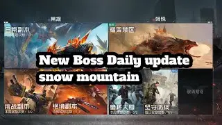 UNDAWN new boss daily update snow mountain