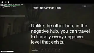Roblox The Backrooms Redacted How to get to The Negative Hub
