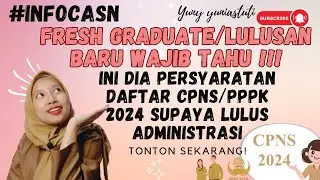 SYARAT DAFTAR CPNS DAN PPPK !! SIAPKAN DARI SEKARANG!! #cpns