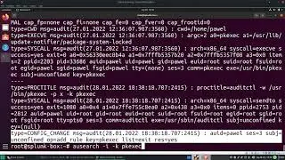 Linux CVE-2021-4034, auditd and kql