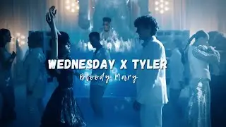 Wednesday x Tyler |  I'll dance with my hands  (Bloody Mary - Lady Gaga)