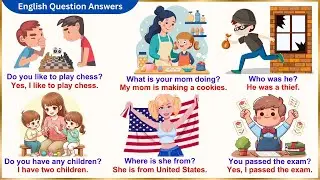 Daily Use English Question Answers | English Conversation Practice By Sentences | English Vocabulary