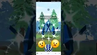 😲😧😦✨️ I opened the game 🎮 N #ShinyNecrozma WAS ON MY SCREEN! THANX! 😁  #PokemonGo #Niantic #gifted