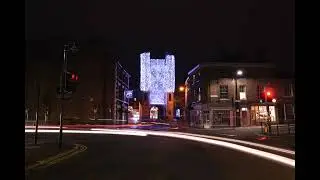 York Monk Bar Light trails - December 2021 