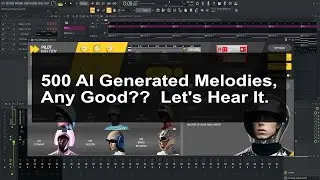 500 AI Generated Melodies, Any Good??  Let's Hear It.  ** Pilot Plugins **