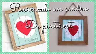RECREANDO DE PINTEREST CON CARTÓN Y PALITOS DE MADERA!