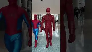 VENOM vs DAREDEVIL-SPIDER-MAN-BLACK CAT  #spiderman #insomniacgames #daredevil #venomcosplay