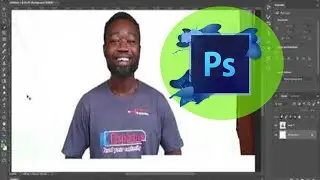 How to remove green screen background in Adobe Photoshop - Chroma key