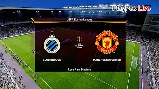 PES 2020 | Club Brugge vs Manchester United | UEFA Europa League - UEL | Gameplay PC