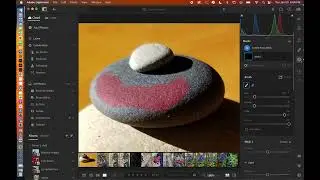 Masking with a brush and stamp tool