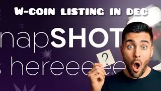 Snapshot Alert! Start Mining W-Coin Now for a December Listing Reward!