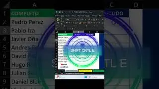 Te enseño la forma más rápida de separar Nombres y Apellidos en Excel #excel #exceltips #excelblue