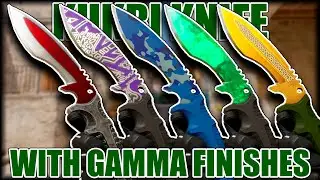 Kukri Knife with Gamma Finishes  ★ CS2 Showcase