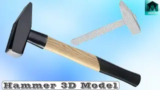 Hammer modeling in Maya |How to Model a Hammer in Maya 2024|