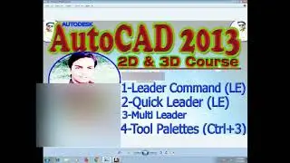 How to use Leader Command in CAD | 
