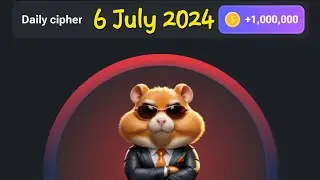 Hamster kombat Daily cipher code today || 6July 2024 || #hamsterkombat,