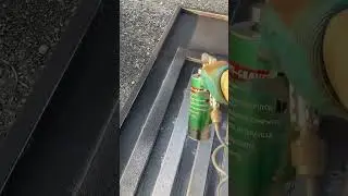 3Д Ворота Предварительная окраска гравитексем #антигравий #покраска #варота